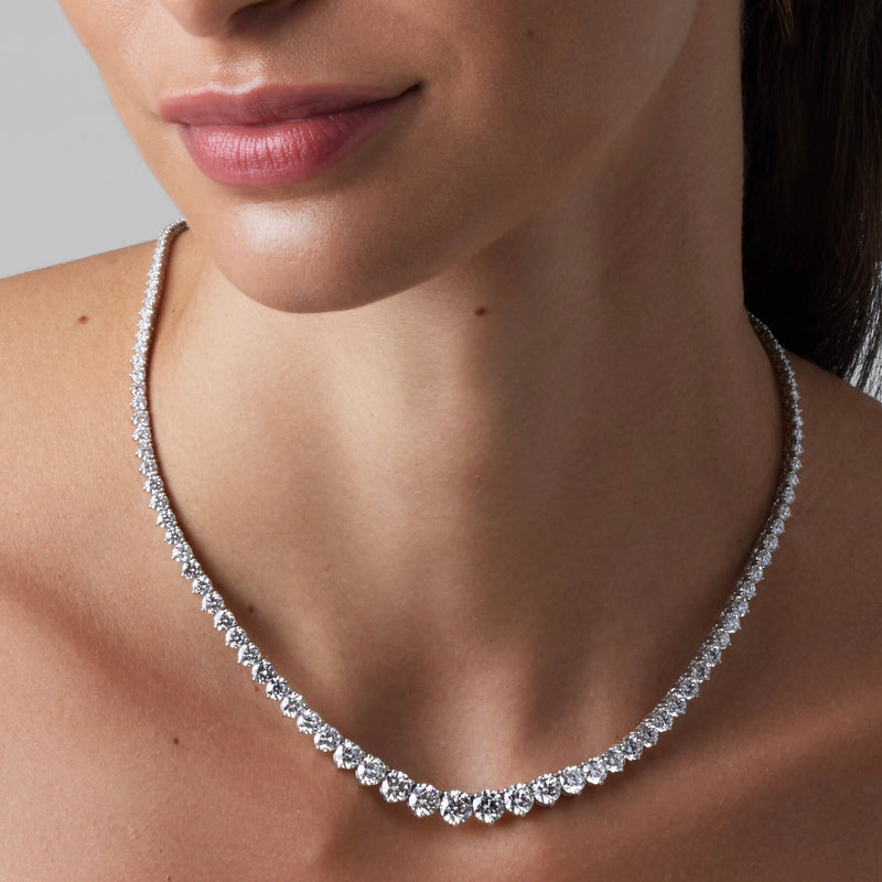 Graduated Tennis Necklace