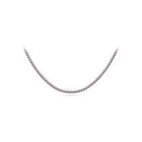 14K Rose Gold Classic Tennis Necklace 19 CTW