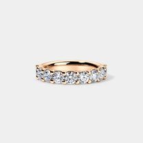 14K Rose Gold S Round Anniversary Ring 2 CTW – Natural Diamond G-H VS+