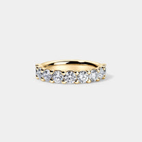 14K Yellow Gold S Round Anniversary Ring 2 CTW – Natural Diamond G-H SI+