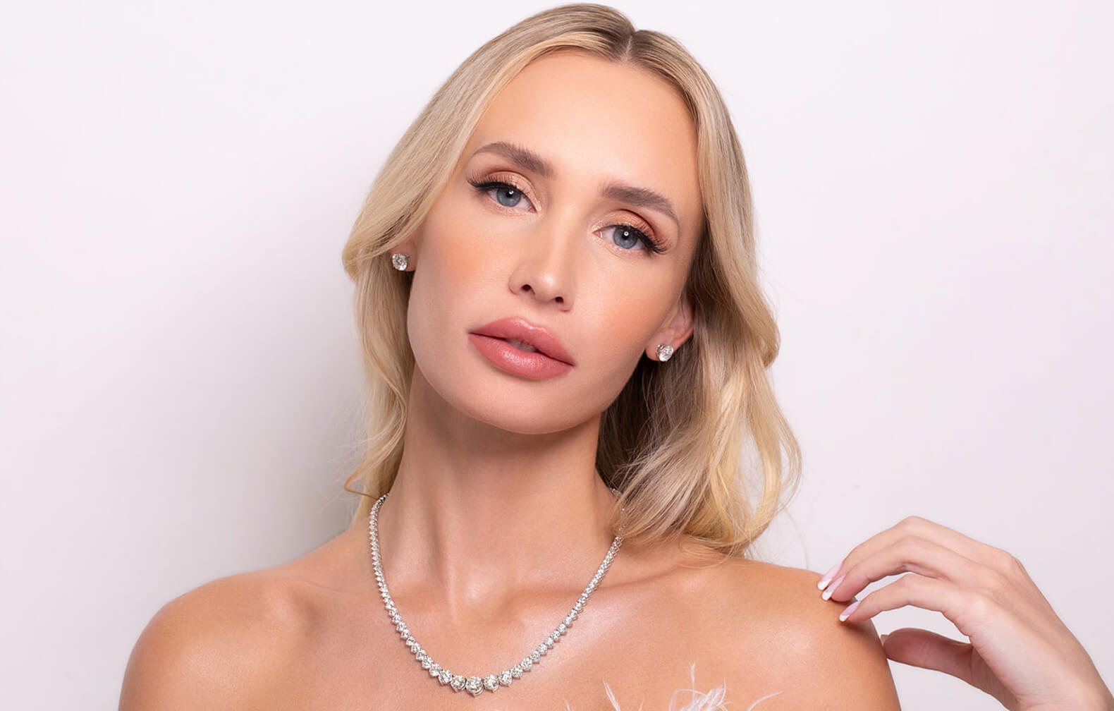 A woman in jewelry