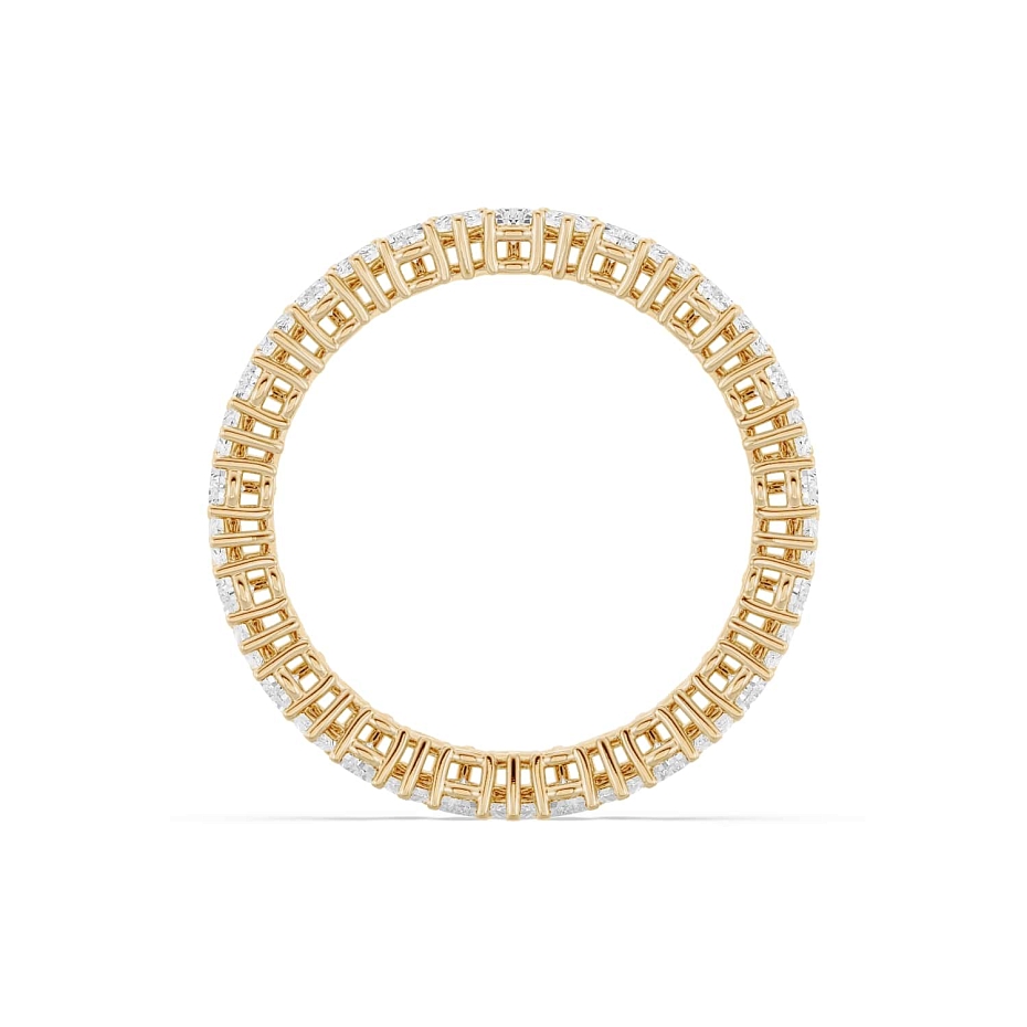 picture 14K Yellow Gold Pear Eternity Ring  1.75 CTW