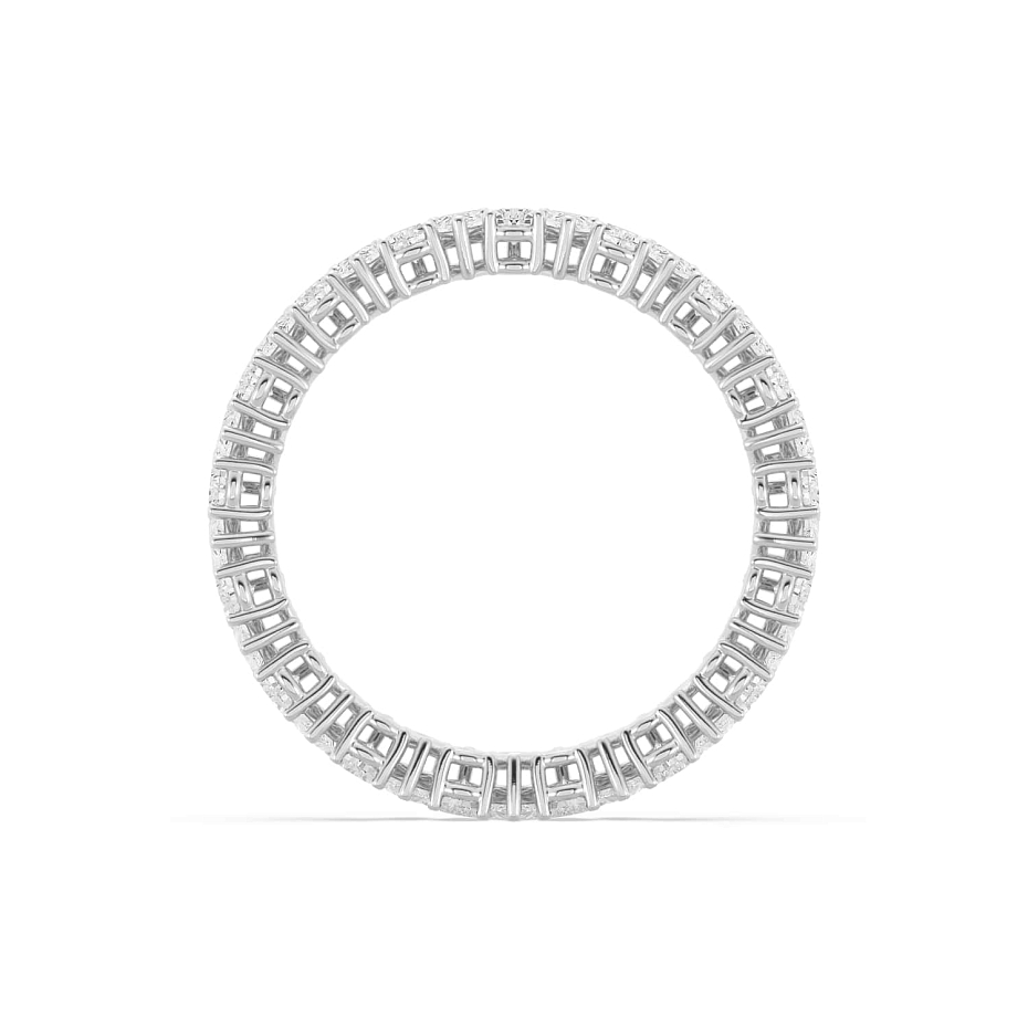 picture 14K White Gold Pear Eternity Ring  1.75 CTW