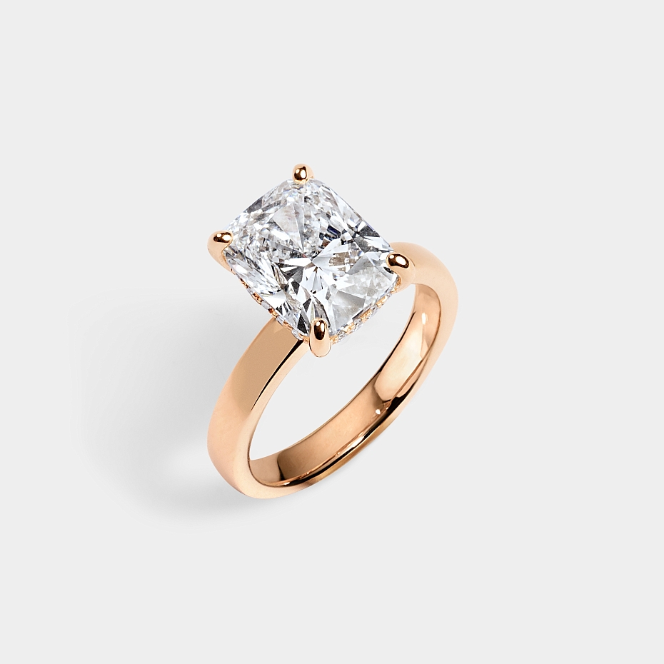 picture CUSHION CUT ENGAGEMENT RING